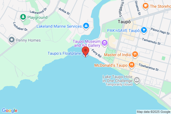 Taupo's Float Plane