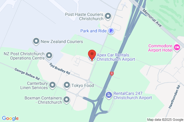 Apex Car Rentals Christchurch Airport