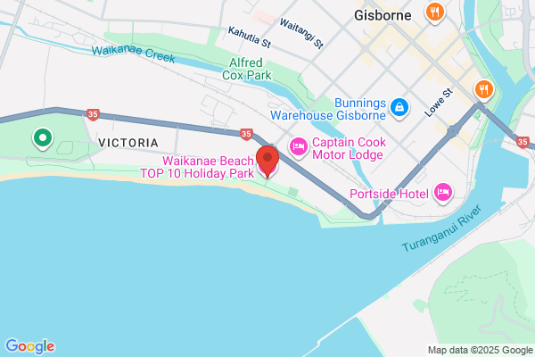 Waikanae Beach Holiday Park Gisborne
