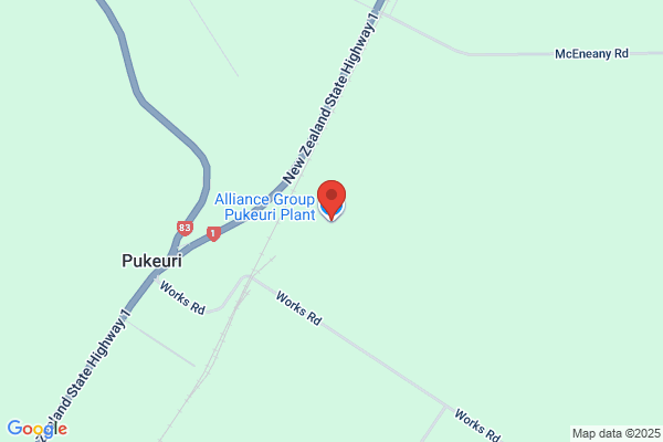 Alliance Group Pukeuri Plant