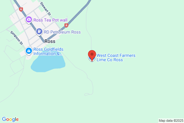 West Coast Farmers Lime Co Ross